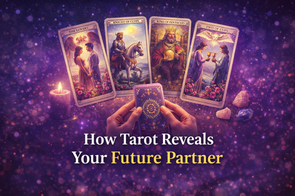 how tarot reveals your future partner tarot cards love reading with lovers knight of cups king of pentacles two of cups